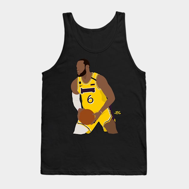 King LeBron Tank Top by jbsgrafico